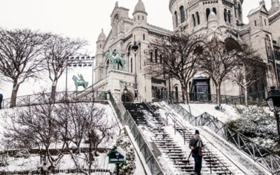 Montmartre sous la neige en 2013