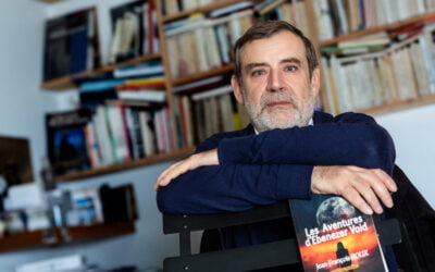 Jean-François Roux présentant son dernier roman