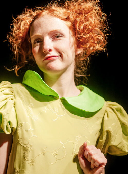 Elise Marie dans son rôle de Princesse Carotte